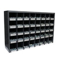 Titan Industrial Supply- 3,610 pcs Metric 8.8 Coarse Hardware Assortment Kit with Hex Cap Screws, Hex Nuts, Nylon Locknuts, Washers, & Durham 40 Hole Metal Bin