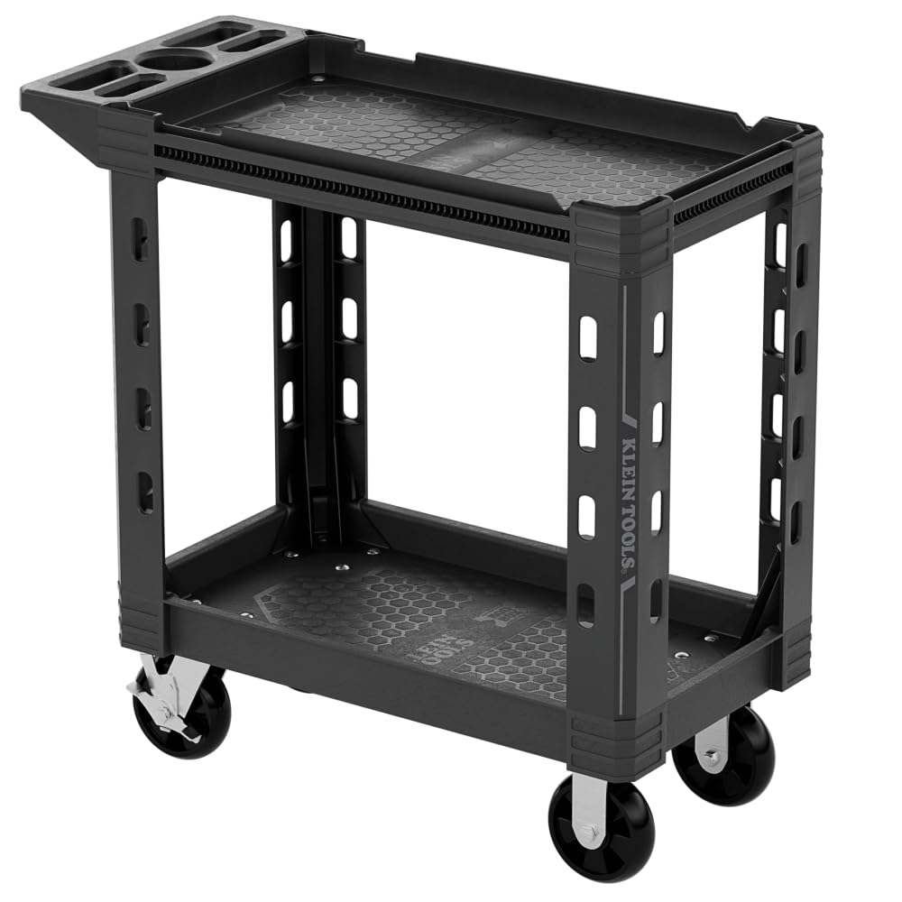 Klein Tools MODbox Utility Cart, 6-Inch Wheels, Rolling Tool Cart, 500-Pound Capacity for Jobsite and Warehouse