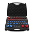 findmall 44 PCS Nut and Bolt Gauges Nut and Bolt Thread Checker Nut and Bolt Identification Tool