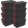 Sterilite Tote IND Wheeled Black 40GA 14699002